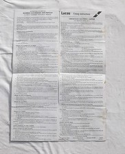 Lucas Contactless Electronic Ignition Instructions Ford Holden Valiant Datsun VW
