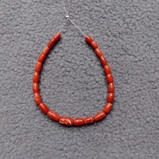 Italian Natural Red Coral Sea Beads, Mediterranean Coral Beads Loose Gemstone,