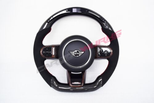 Volante de fibra de carbono personalizable Mini Cooper S JCW F54 F55 F56 F5X LCI 2 - Imagen 3 de 15