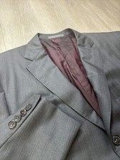 46L Ermenegildo Zegna 15 Milmil 15 Sport Coat Blazer Jacket Men  s Gray Saks