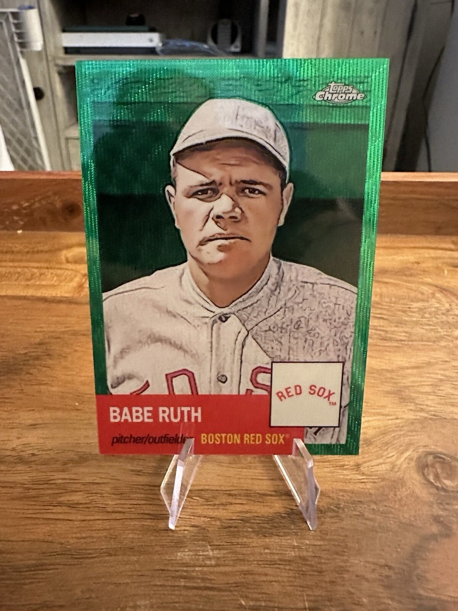 2022 Topps Chrome Platinum Anniversary - Green Refractor Babe Ruth