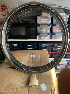 26 x2.5 Outer Reverse Lip Chrome 50 Holes Fit Asanti,Vellano GFG Custom
