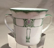 Arts  Crafts Peacock Pottery Foley Art China  Child's Cup Glasgow Flower 29