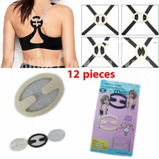 12 Cleavage Control Holder Clips Hide Bra Clasp Strap Buckle Adjust Converter