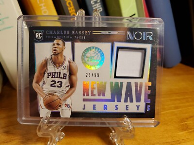 2021-22 Panini Noir Basketball New Wave Patch #NWJ-CBS Charles Bassey