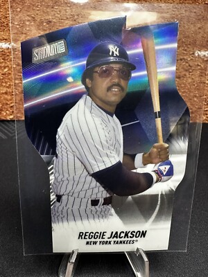  2022 Topps Stadium Reggie Jackson #T-1 Triumvirates New York Yankees