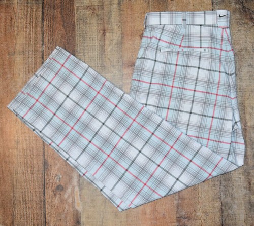 Nike Golf Men 34x32 (30) Dri Fit Tartan 