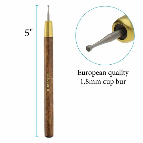 Beadsmith Round Your Wire Tool with 1.8mm Cup Bur, 5-inch Jewellery making Tool - 第 7/8 張圖片