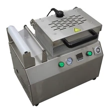 Meat Fruit Seafood Vacuum Sealer 2 Slots Bench Vacuum Body Fitting Machine