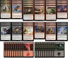 Elite Rakdos Lizard Deck - Black Red - Very Powerful - 60 Card - MTG NM/M!!