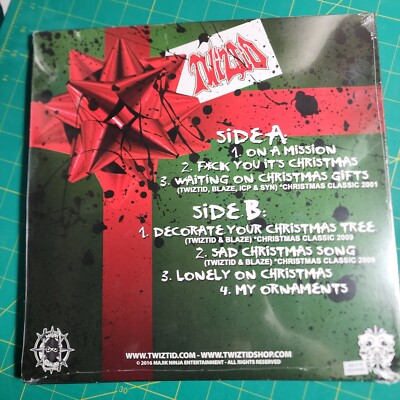 Twiztid - A Cut Throat Christmas 12” Vinyl ICP insane clown posse