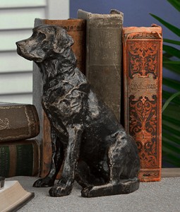 bronze labrador figurines