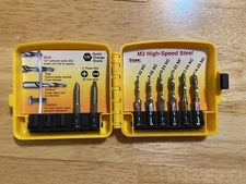 Ivy Classic 06020 8-piece Combo Drill/Tap bit Set,M2 High Speed Steel + Case