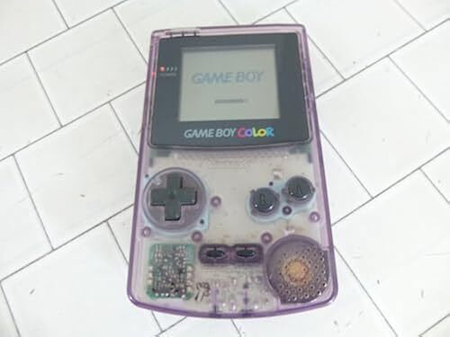 ニンテンドー GAME BOY color    クリアパープル 任天堂 ゲームボーイカラー クリアパープル ゲームボーイ本体