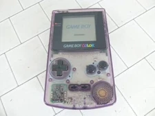 Nintendo Game Boy Color Clear Purple 