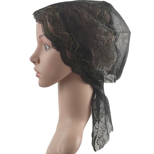 Women Muslim Lace Inner Hat Hijab Cap Underscarf Beanie Chemo Cap Headwear Arab - Picture 64 of 65