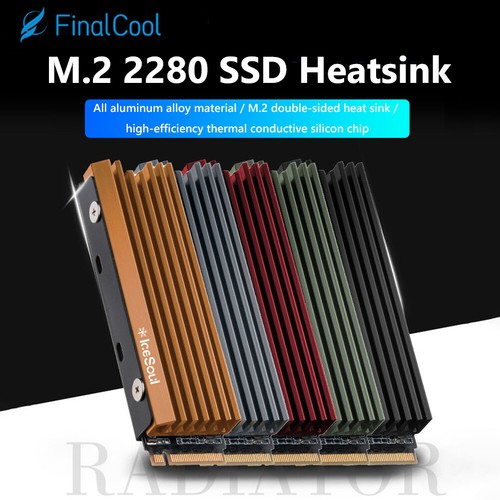 M.2 2280 NGFF/NVME SSD Heatsink SSD Cooler SSD Heatsink Radiator for Desktop PC - Afbeelding 3 van 24