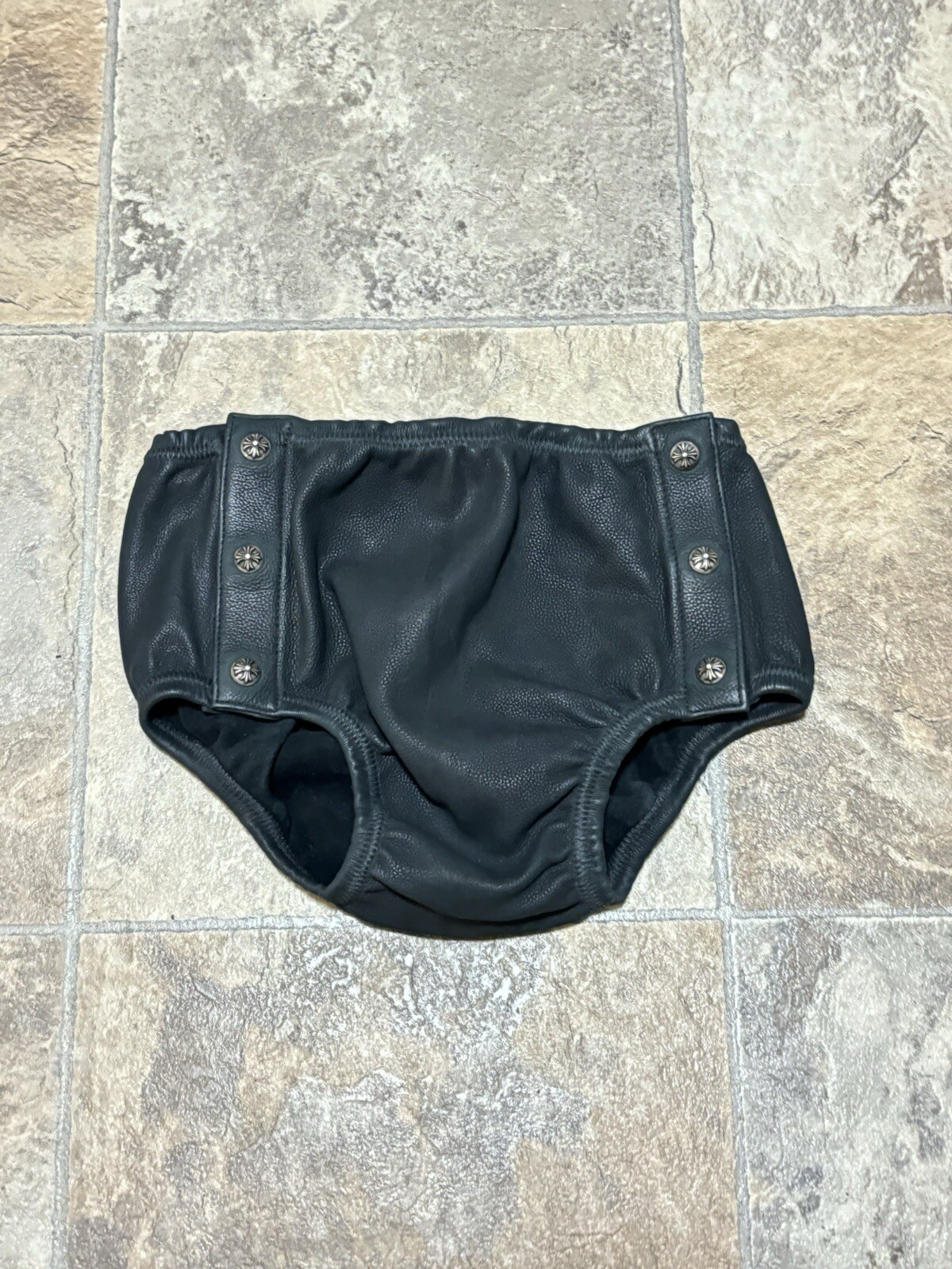 Chrome Hearts Crossball Calf Leather Baby Diaper
