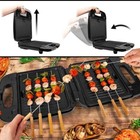 3-in-1 Snack Maker 1200W Waffle Toastie Grill Press Removable Plates