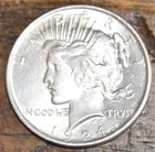 1924-P PEACE SILVER DOLLAR COIN ABOUT UNCIRCULATED