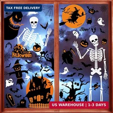 Halloween Window Clings 10 Sheets Halloween Window Decal Stickers