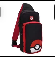 Pokemon Red Pokeball Crossbody Storage Chest Bag