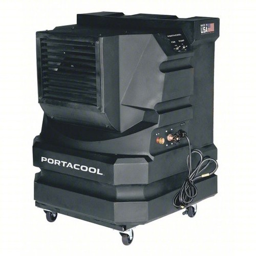 PORTACOOL PAC2KCYC01 PORTABLE EVAPORATIVE COOLER, CYCLONE 3000, 115V AC, 1/3 HP