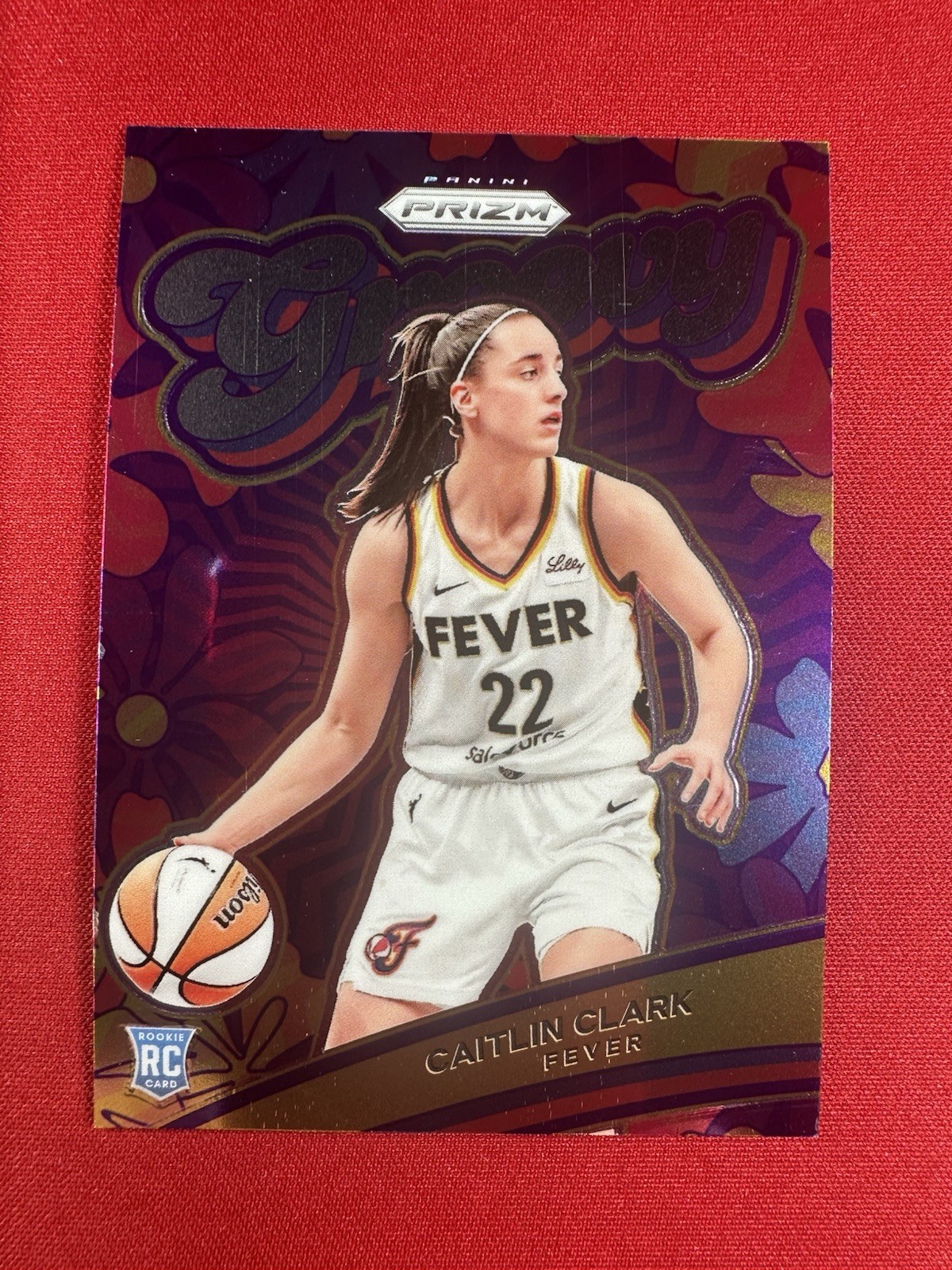 2024 Panini Prizm WNBA - Groovy Caitlin Clark #13 (RC) Fever
