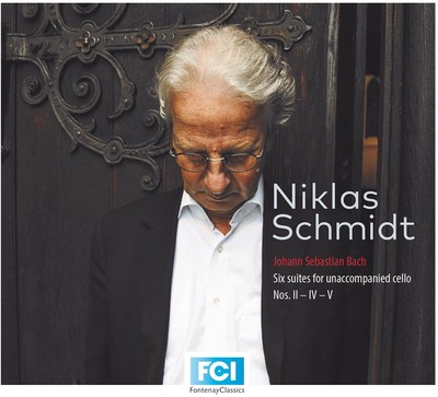 Niklas Schmidt Six Suites for Unaccompanied Cello Nos 2 4 & 5 (CD)