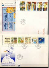 = 3X FINLANDE 1988 - FDC - ESPACE - AVIONS - ANIMAUX - ARCHITECTURE - ART 