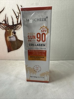 Maycheer Matte Sun Foundation Cream SPF 90   60g   Exp 2028 FREE SHIPPING