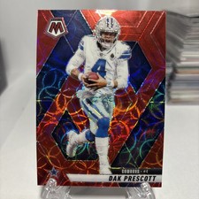 2025 Panini Mosaic - Dak Prescott #91 Red Scope Prizm