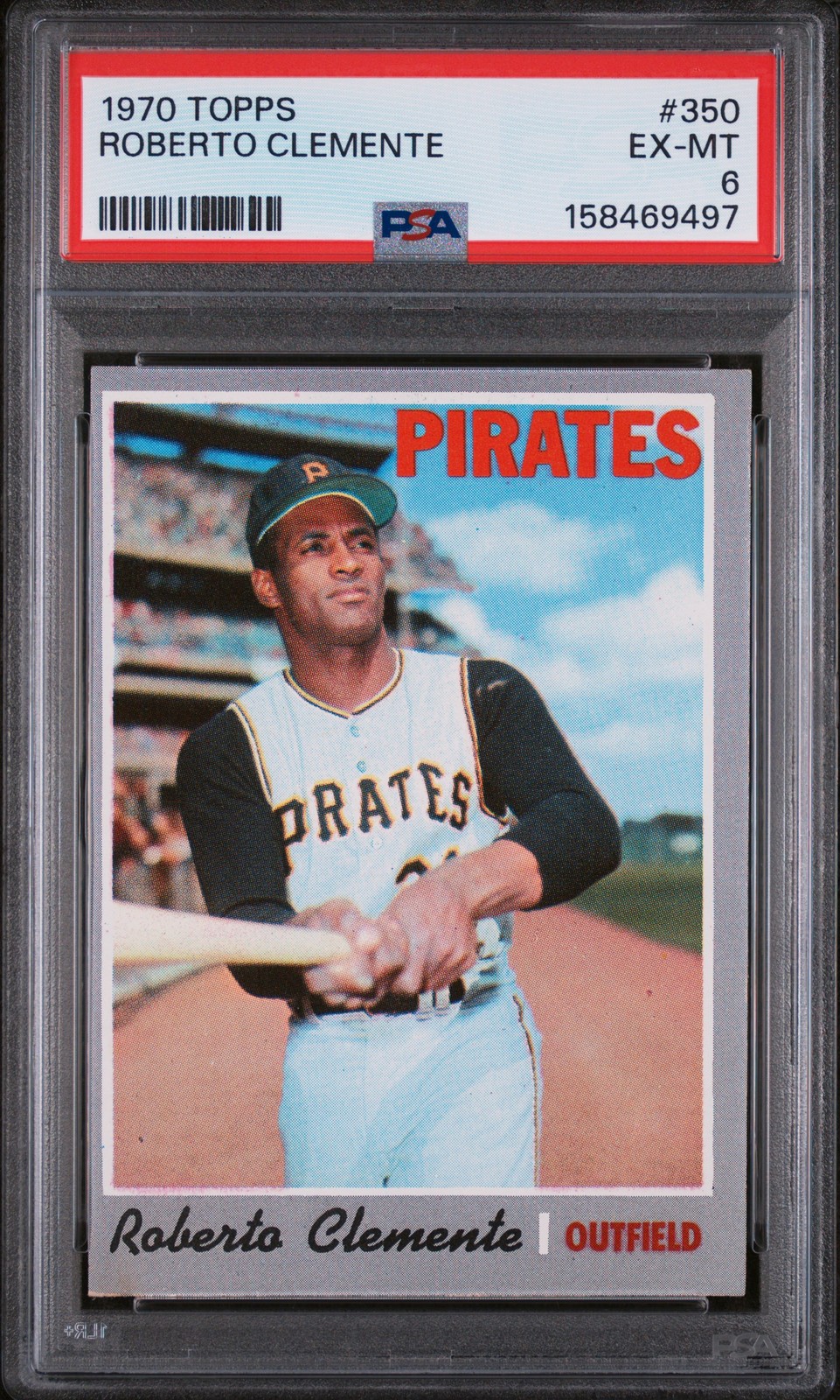 1970 TOPPS #350 ROBERTO CLEMENTE PSA 6