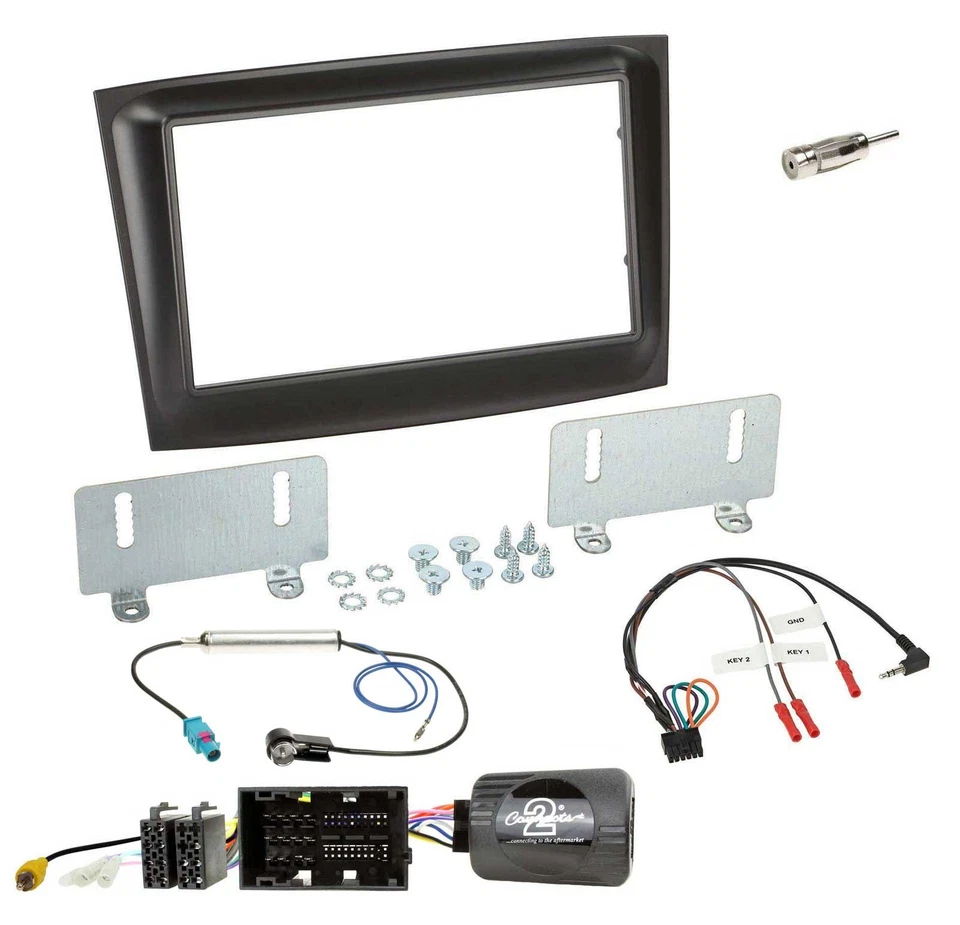 JVC USB Bluetooth 2DIN DAB Lenkrad Autoradio für Fiat Doblo ab 2015 schwarz - Bild 3 von 4