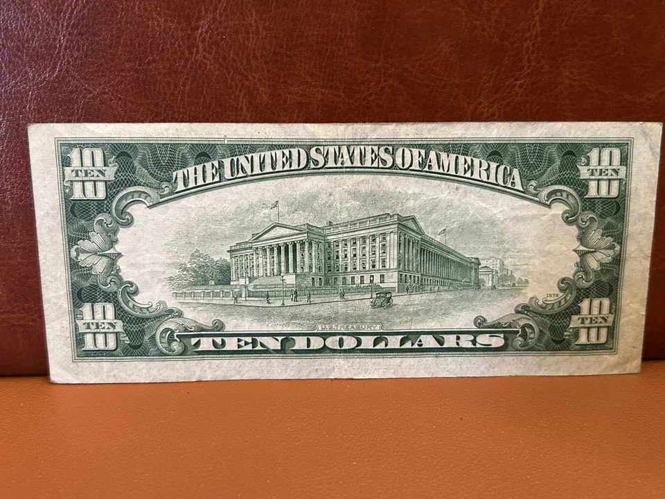 1950 D $10 DOLLAR FEDERAL RESERVE NOTE ATLANTA - Image 2 of 2