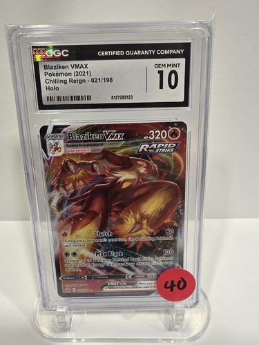 Blaziken VMAX graded CGC 10 for sale on eBay
