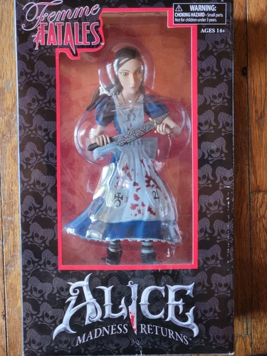 Alice "Madness Returns" Femme Fatales Statue New & Sealed Collectible Wonderland