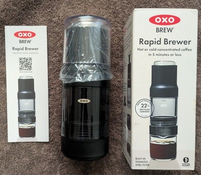 Oxo Rapid Brewer + Papierfilter u. Shotspiegel (wie neu)