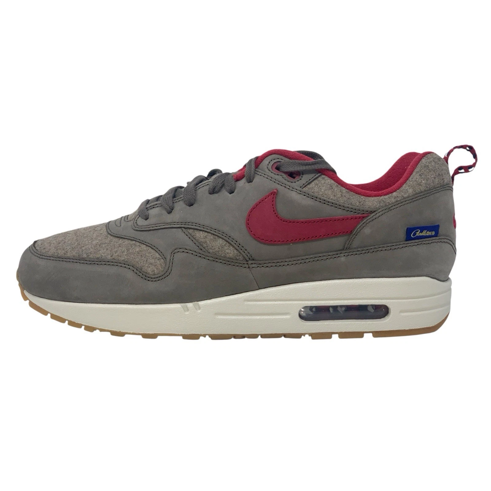 Nike Air Max 1 Pendleton Wool Brown Suede Sneakers, Size 10.5 AR1379-994 NBY