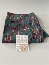 TC Tall And Curvy Lularoe Leggings Multicolor Giraffes Animal NWOT New