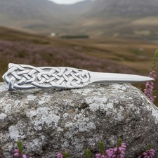 Celtic Kilt Pin Scottish Scotland Irish Ireland PEWTER Kilt Pin Bagpiper Gift