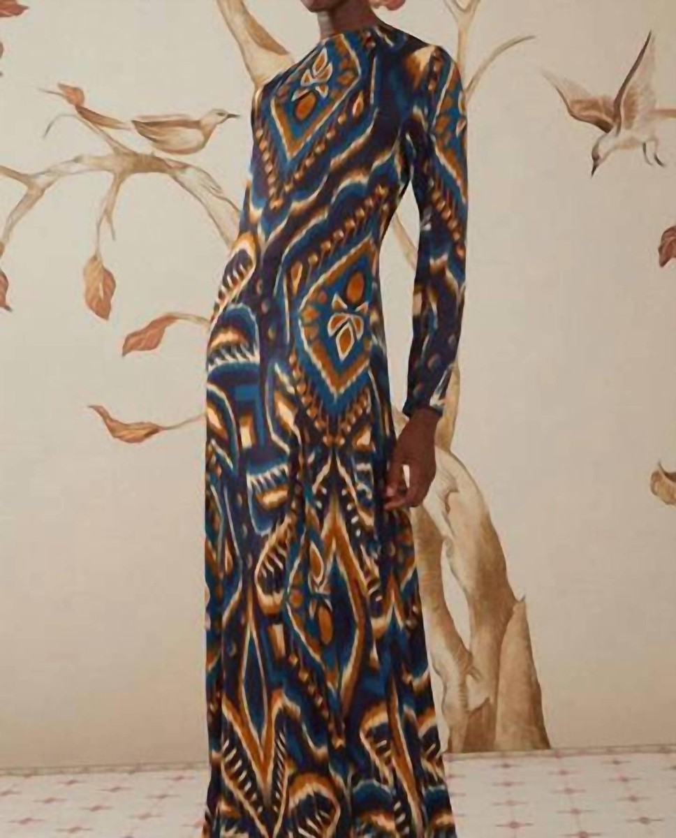 Farm Rio Pineapple Ikat Midi Dress Size S | eBay