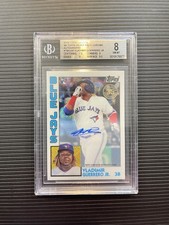 2019 Topps Update Silver Pack Vladimir Guerrero Jr. Autograph Rookie BGS 8