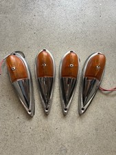 4 Lot Vintage P169 Cab Clearance Light Amber Lens Truck Travel Trailer 4 Lot Vintage P169 Cab Clearance Light Amber Lens Truck Travel Trailer