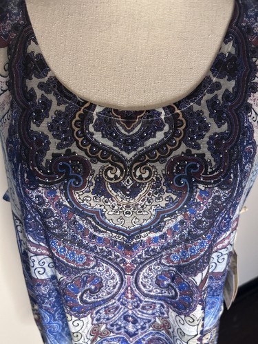 World Unity Top NWT Wide Strap Embellished Sz. XL - Picture 2 of 17