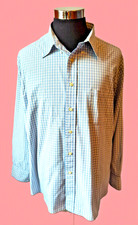 Chaps Dress Shirt Men's Size XL 18-18 1/2 - 34/35 Button Front Multicolor Checks