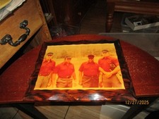 Emmett Ashford Baseball Umpire Photo Plaque 1978 Umpire Dallas Parks Collection