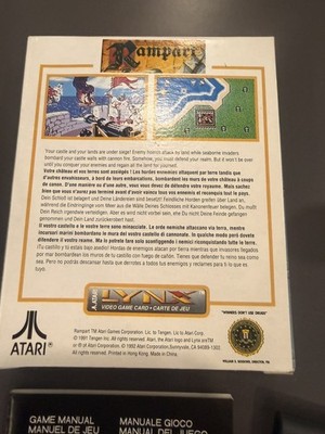 Atari Lynx Spiel Rampart komplett in Box mit Handbuch