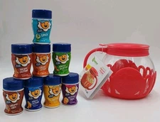 Ecolution Micro-Pop Microwave Popcorn 1.5 Quart  Red w/ Kernel Season Seasonings