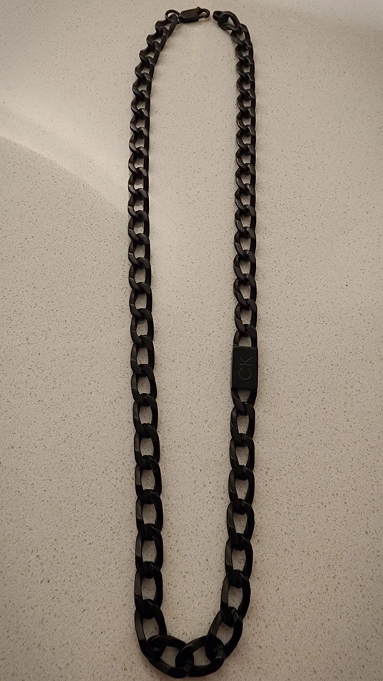 Collar de cadena negro Calvin Klein Foto 4 de 4
